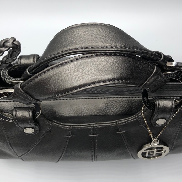 LikeNew Vintage Tommy Hilfiger Gray Shoulder Purse - Picture 6 of 16